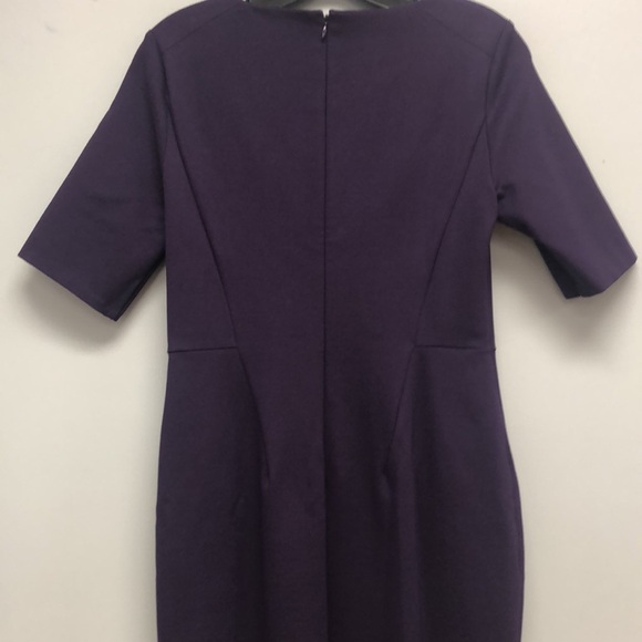 Lands’ End plum sheath dress - Picture 3 of 8